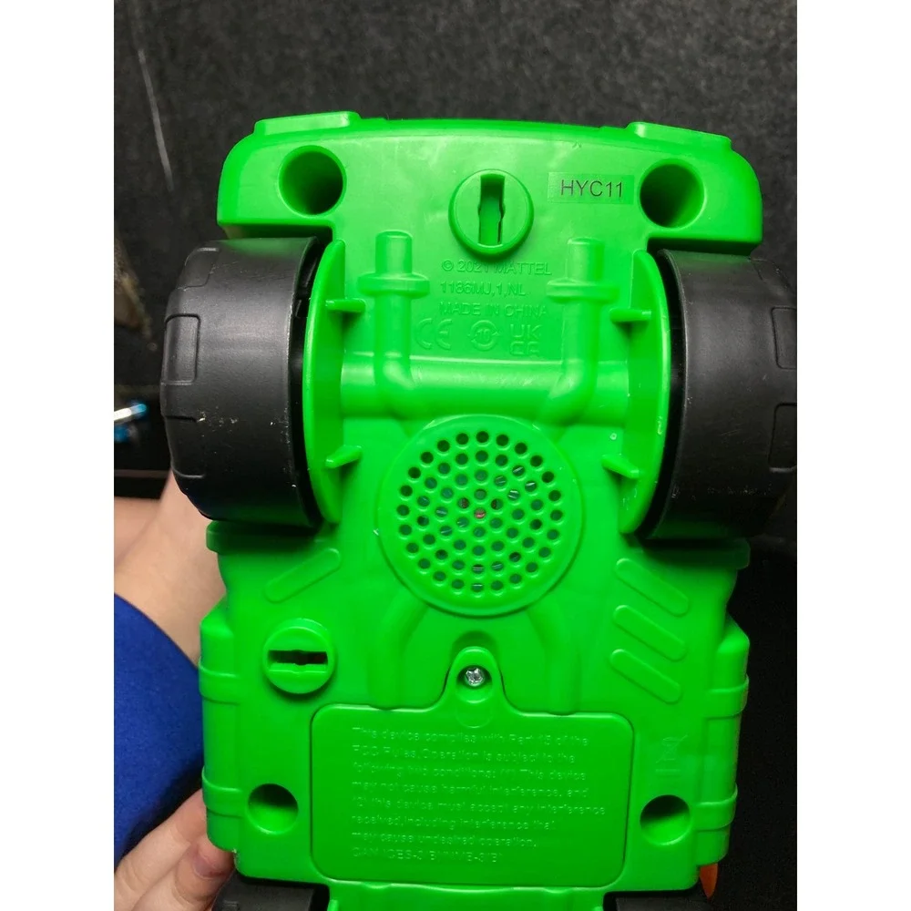 Fisher Price Little People Green Orange Garbage Truck Toy Kids Toddler Play‎